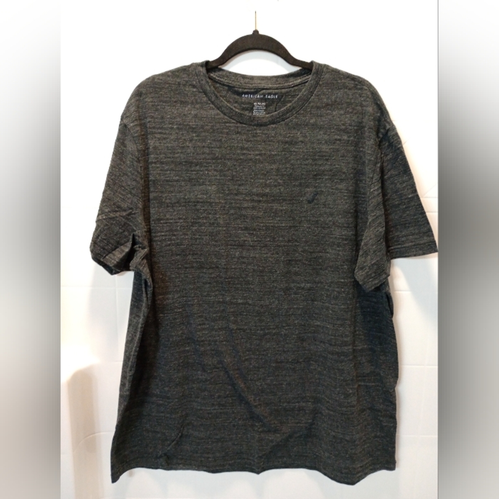 American Eagle Men's Standard Fit Heather Dark Grey T-Shirt NWOT